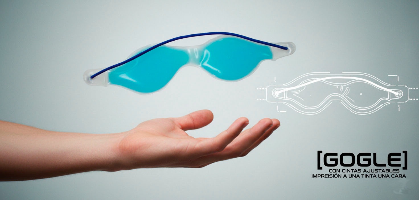 Antifaz de gel ajustable